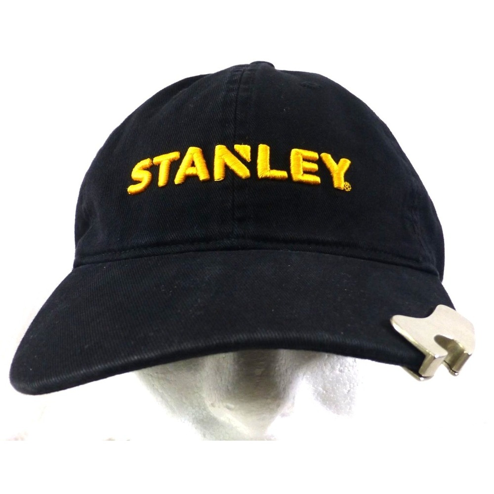 Rare Stanley Black Baseball Cap With Bottle Opener